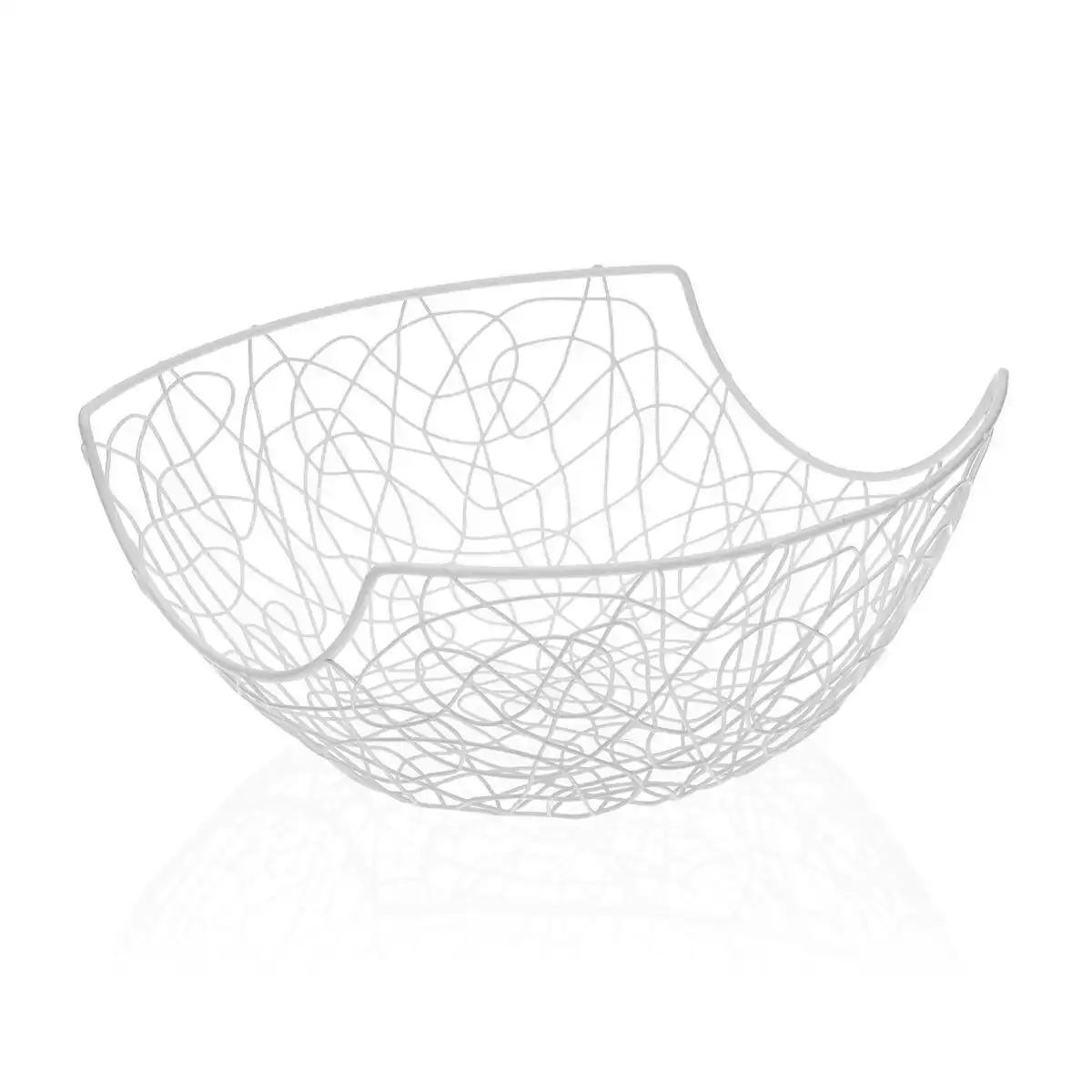 Coupe a fruits versa blanc metal acier 28 x 12 x 28 cm _4385. DIAYTAR COTE D'IVOIRE - Là où la Tradition Devient Tendance. Naviguez à travers notre boutique en ligne et choisissez des produits qui allient l'authenticité au contemporain.