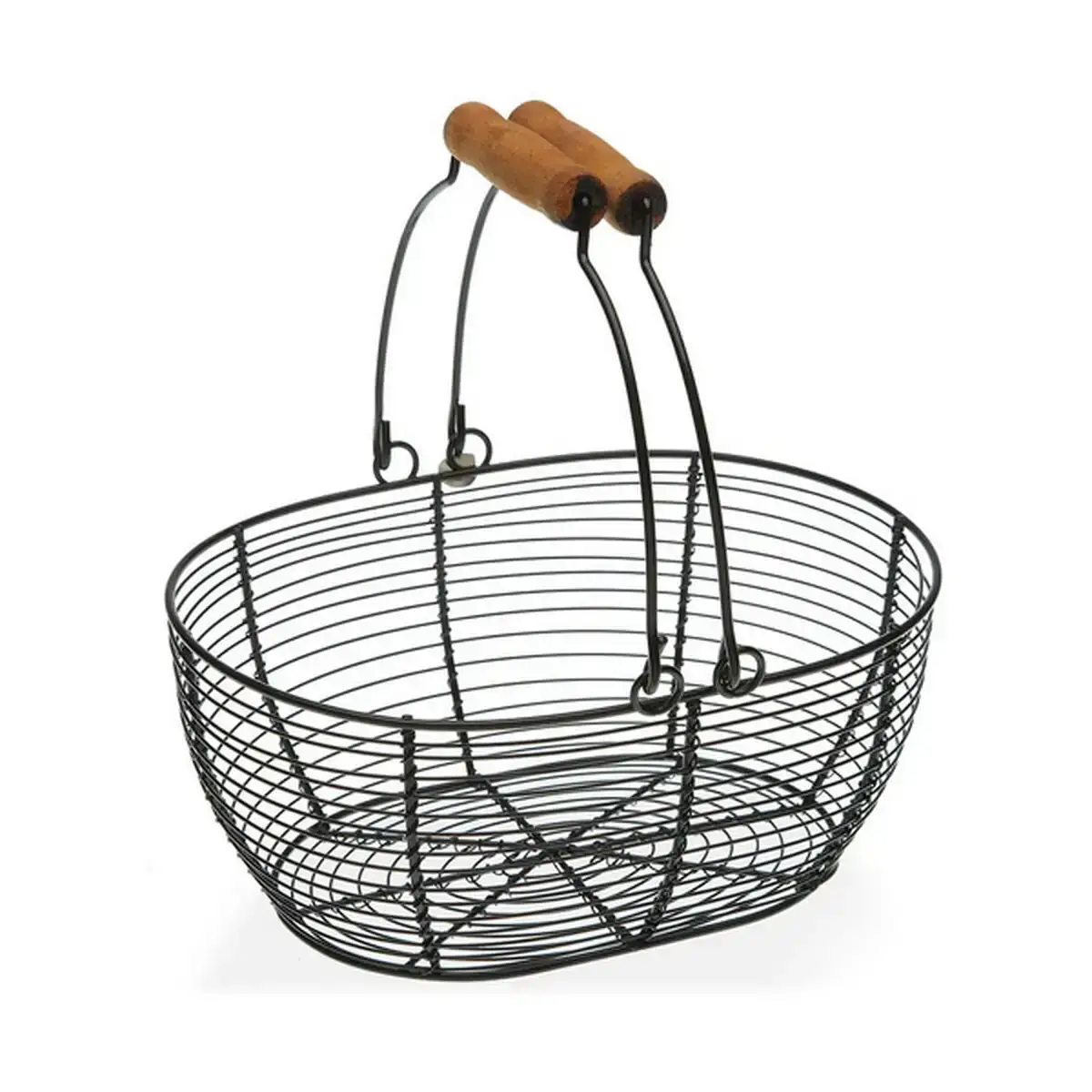 Coupe a fruits versa noir oblongue metal bois acier 18 x 9 5 x 23 5 cm _1541. DIAYTAR COTE D'IVOIRE - Votre Passage vers l'Élégance Abordable. Explorez notre collection où chaque produit est choisi pour sa qualité et son accessibilité, incarnant ainsi l'essence du Côte d'Ivoire.