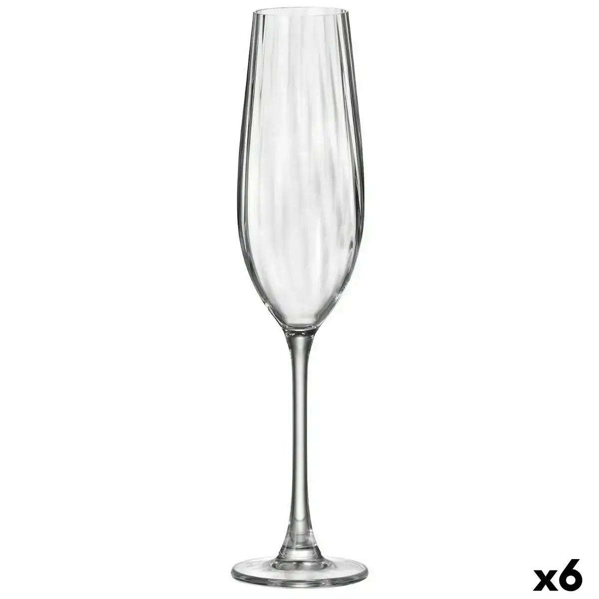 Coupe de champagne bohemia crystal optic transparent verre 260 ml 6 unites _5497. DIAYTAR COTE D'IVOIRE - Où Choisir Devient un Plaisir. Découvrez notre boutique en ligne et choisissez parmi une variété de produits qui satisferont tous vos besoins.