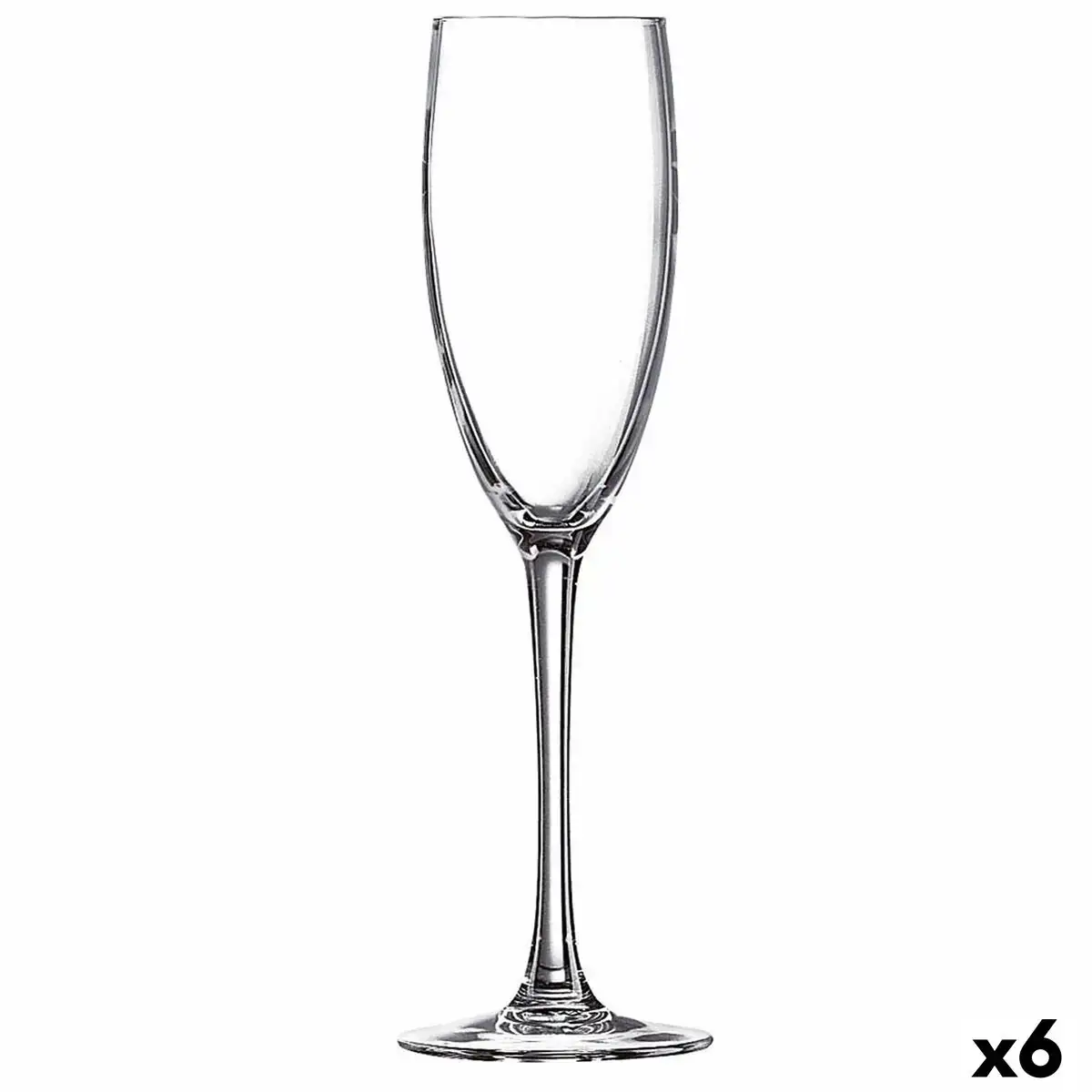 Coupe de champagne ebro transparent verre 160 ml 6 unites _2686. DIAYTAR COTE D'IVOIRE - Là où Chaque Produit Est une Trouvaille. Parcourez notre catalogue diversifié et découvrez des articles qui enrichiront votre quotidien, du pratique à l'insolite.