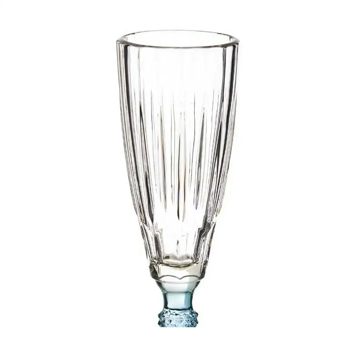 Coupe de champagne exotic verre bleu 170 ml_3076. DIAYTAR COTE D'IVOIRE - Où l'Élégance se Mêle à l'Authenticité. Naviguez à travers notre boutique en ligne et choisissez des produits qui incarnent le style et la tradition du Côte d'Ivoire.
