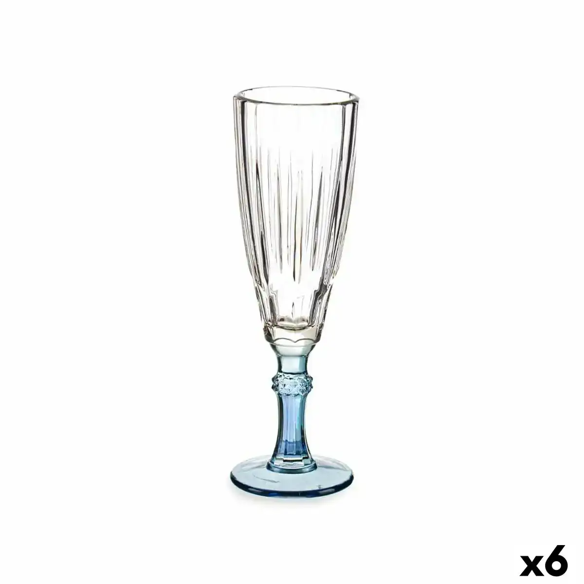 Coupe de champagne exotic verre bleu 6 unites 170 ml _4638. Bienvenue chez DIAYTAR COTE D'IVOIRE - Votre Plateforme Shopping pour Tous. Découvrez un large éventail de produits qui célèbrent la diversité et la beauté du Côte d'Ivoire.