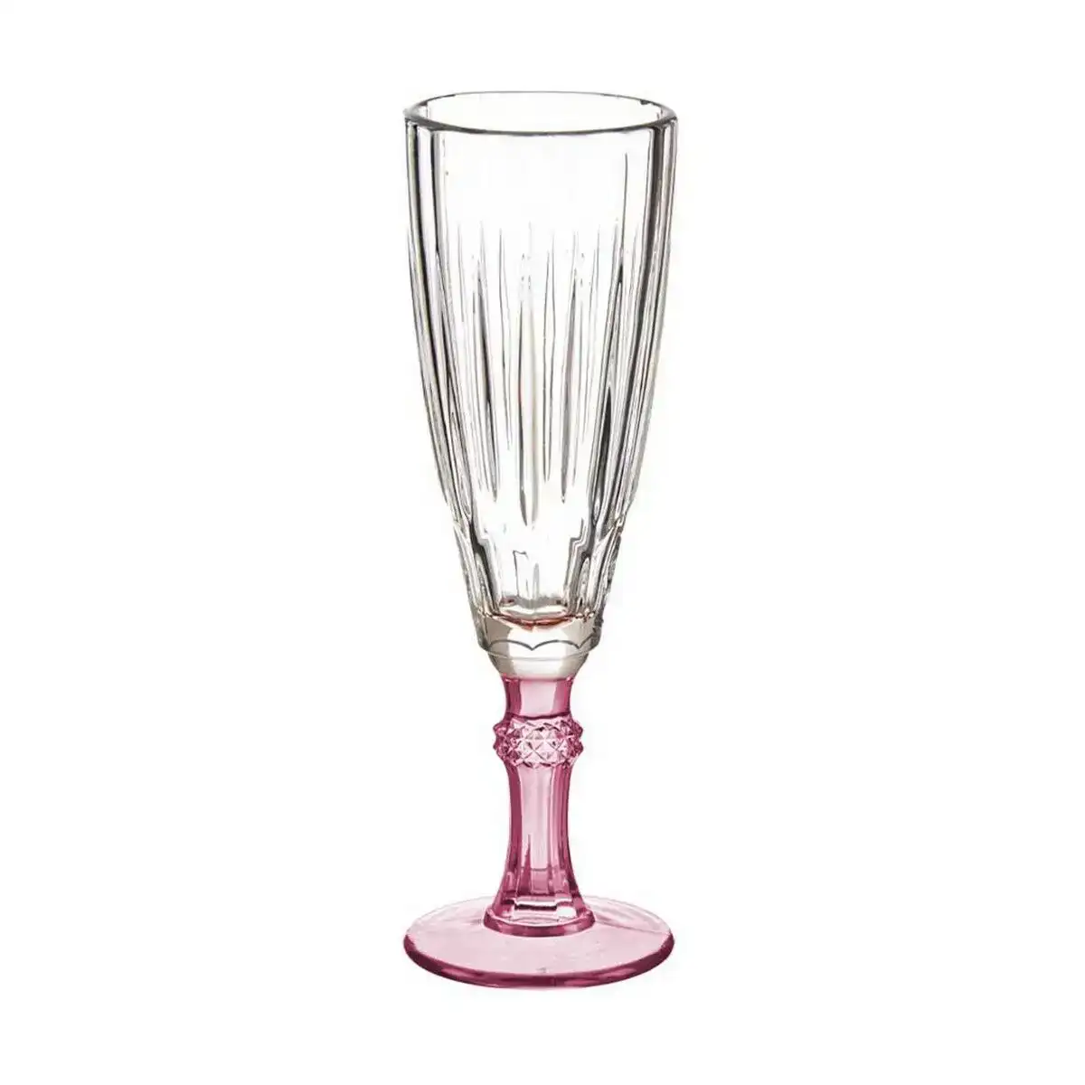 Coupe de champagne exotic verre rose 170 ml_5583. DIAYTAR COTE D'IVOIRE - Où la Qualité est Notre Engagement. Explorez notre boutique en ligne pour découvrir des produits conçus pour vous apporter satisfaction et plaisir.