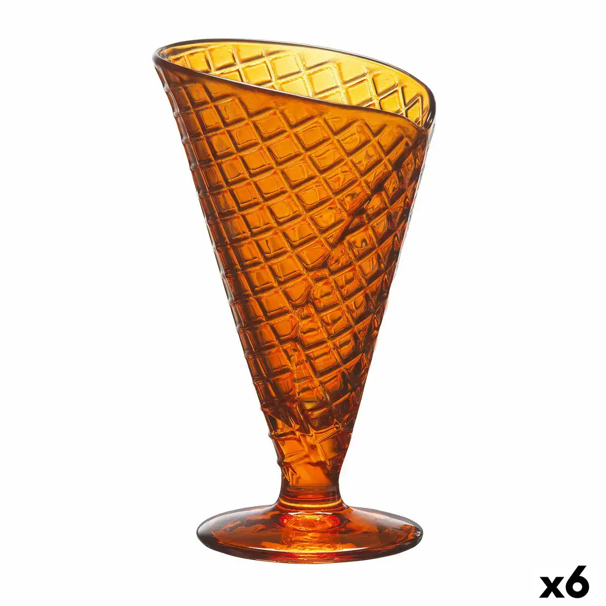 Coupe de glaces et de milkshakes gelato orange verre 210 ml 6 unites _6909. DIAYTAR COTE D'IVOIRE - L'Art du Shopping Éclairé. Parcourez notre catalogue et choisissez parmi des produits de qualité qui satisferont vos besoins et votre style.