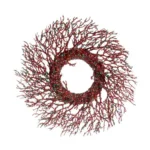 Couronne de noel branche rouge bleu plastique 50 x 10 x 50 cm_8183. DIAYTAR COTE D'IVOIRE - Où Choisir est une Découverte. Parcourez notre catalogue et trouvez des articles qui éveillent votre curiosité et enrichissent votre expérience shopping.