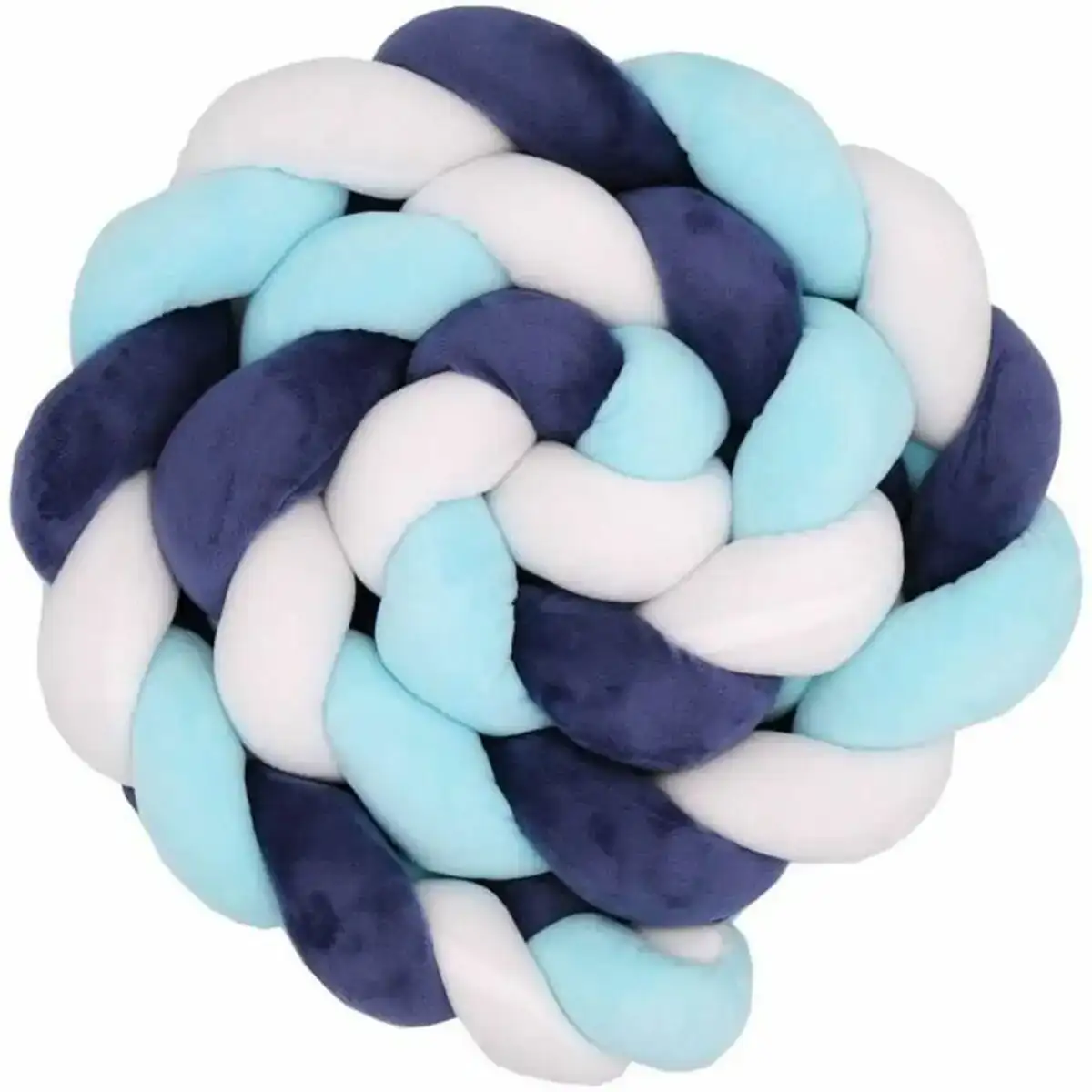 Coussin babycalin bleu tresse 200 cm _6025. DIAYTAR COTE D'IVOIRE - Où Choisir est une Découverte. Parcourez notre catalogue et trouvez des articles qui éveillent votre curiosité et enrichissent votre expérience shopping.