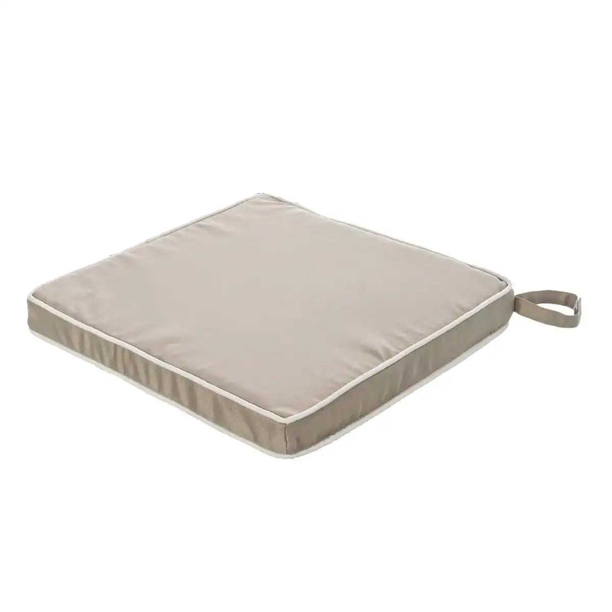 Coussin de chaise taupe 38 x 38 x 4 cm_4773. DIAYTAR COTE D'IVOIRE - Où Chaque Achat Raconte une Histoire. Explorez notre boutique en ligne et créez votre propre narration à travers notre diversité de produits, chacun portant une signification unique.