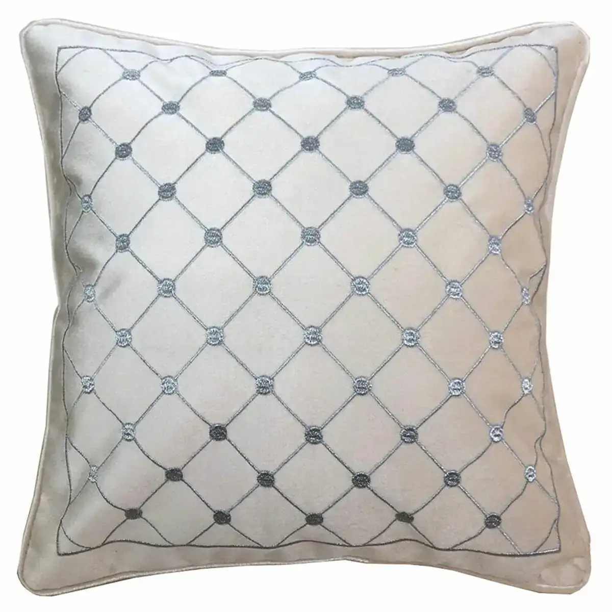 Coussin dkd home decor 8424001850327 gris 45 x 10 x 45 cm blanc losanges_9387. DIAYTAR COTE D'IVOIRE - L'Art de Vivre le Shopping Inspiré. Parcourez notre catalogue et choisissez des produits qui reflètent votre passion pour la beauté et l'authenticité.