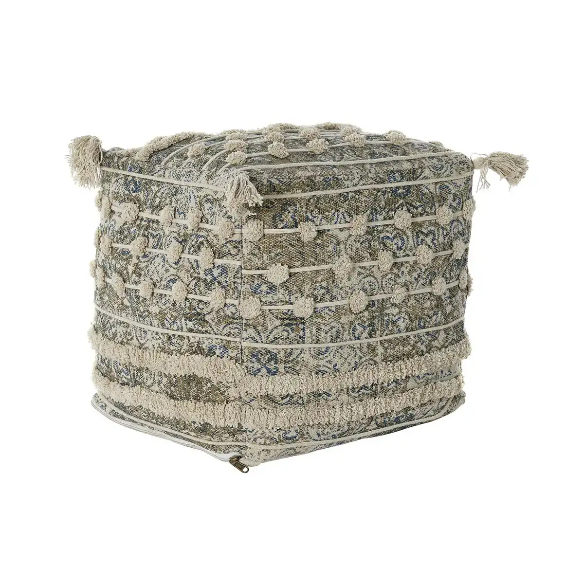 Coussin dkd home decor de sol beige bleu polyester coton aluminium 50 x 50 x 50 cm _7937. DIAYTAR COTE D'IVOIRE - Votre Univers Shopping Éclectique. Explorez nos offres variées et découvrez des articles qui embrassent la diversité et la polyvalence de vos besoins.