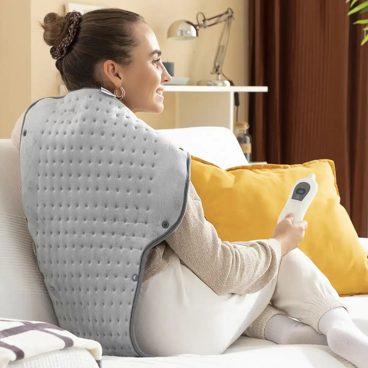 Coussin electrique multifonction alemux innovagoods_6725. Bienvenue chez DIAYTAR COTE D'IVOIRE - Où Chaque Produit a son Histoire. Découvrez notre sélection unique et trouvez des articles qui racontent la richesse culturelle et artistique du Côte d'Ivoire.