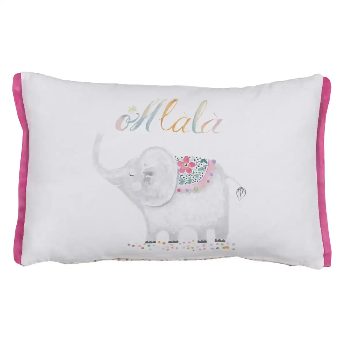 Coussin enfant elephant 100 coton 45 x 30 cm_9472. Bienvenue sur DIAYTAR COTE D'IVOIRE - Votre Source de Trouvailles Uniques. Explorez nos rayons virtuels pour dénicher des trésors que vous ne trouverez nulle part ailleurs, allant des trésors artisanaux aux articles tendance.