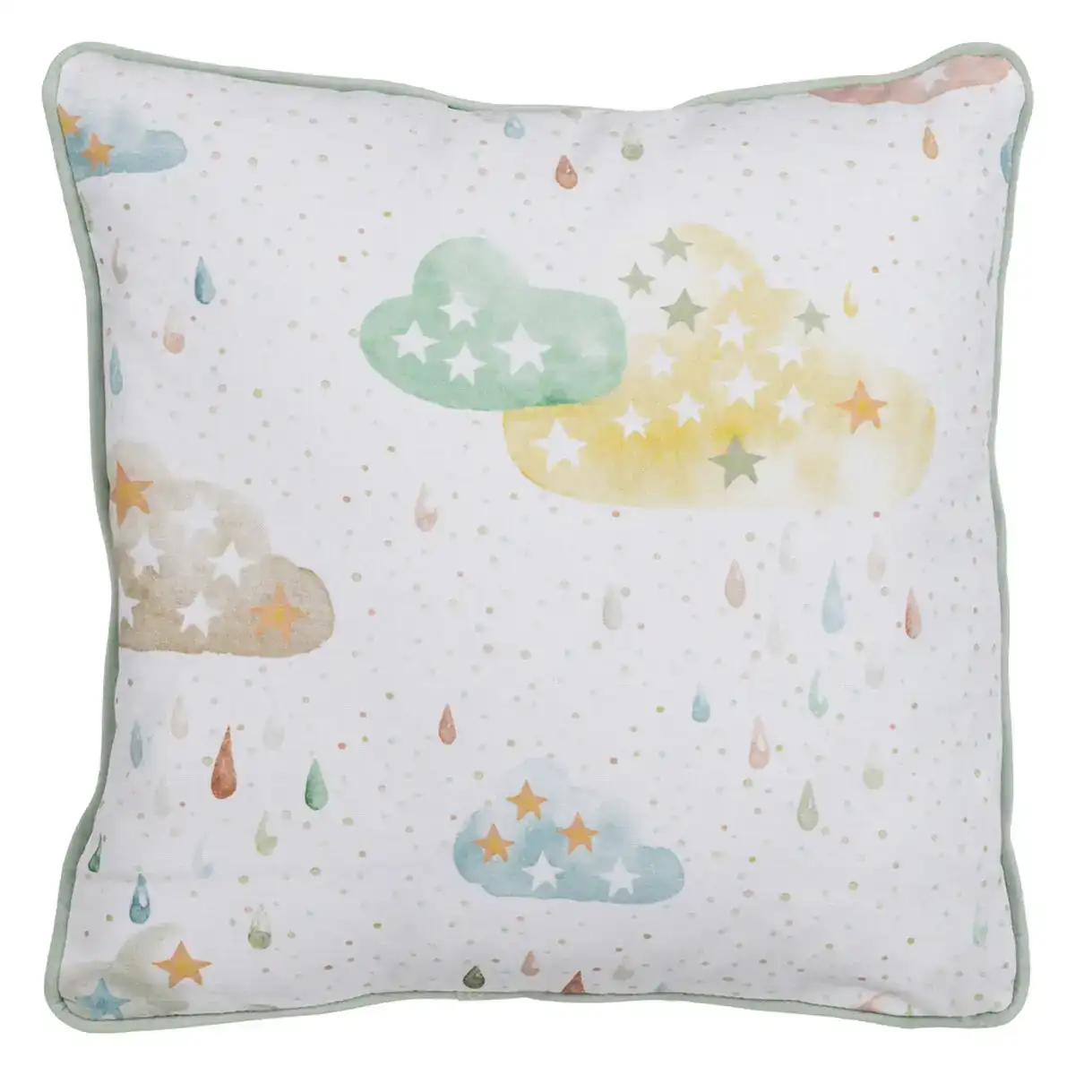 Coussin enfant etoiles 45 x 45 cm 100 coton_9636. DIAYTAR COTE D'IVOIRE - L'Art de Choisir, l'Art de S'émerveiller. Explorez notre boutique en ligne et choisissez des articles qui éveillent votre sens de l'émerveillement.