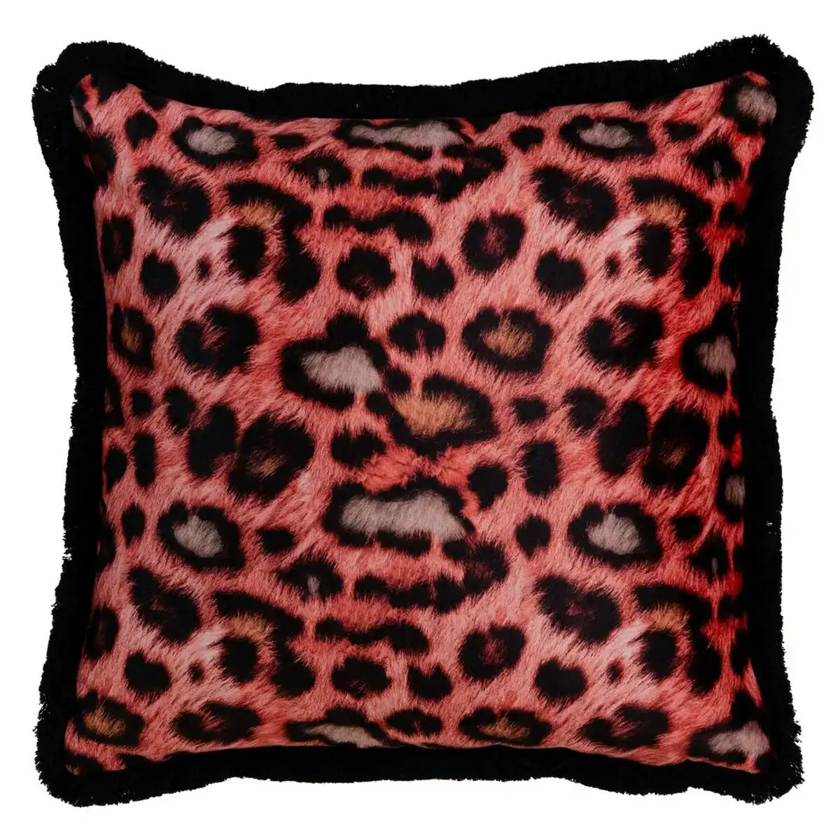 Coussin orange leopard 45 x 45 cm_5563. DIAYTAR COTE D'IVOIRE - L'Art de Choisir, l'Art de Vivre. Parcourez notre boutique en ligne et découvrez des produits qui transforment chaque choix en une expérience enrichissante.
