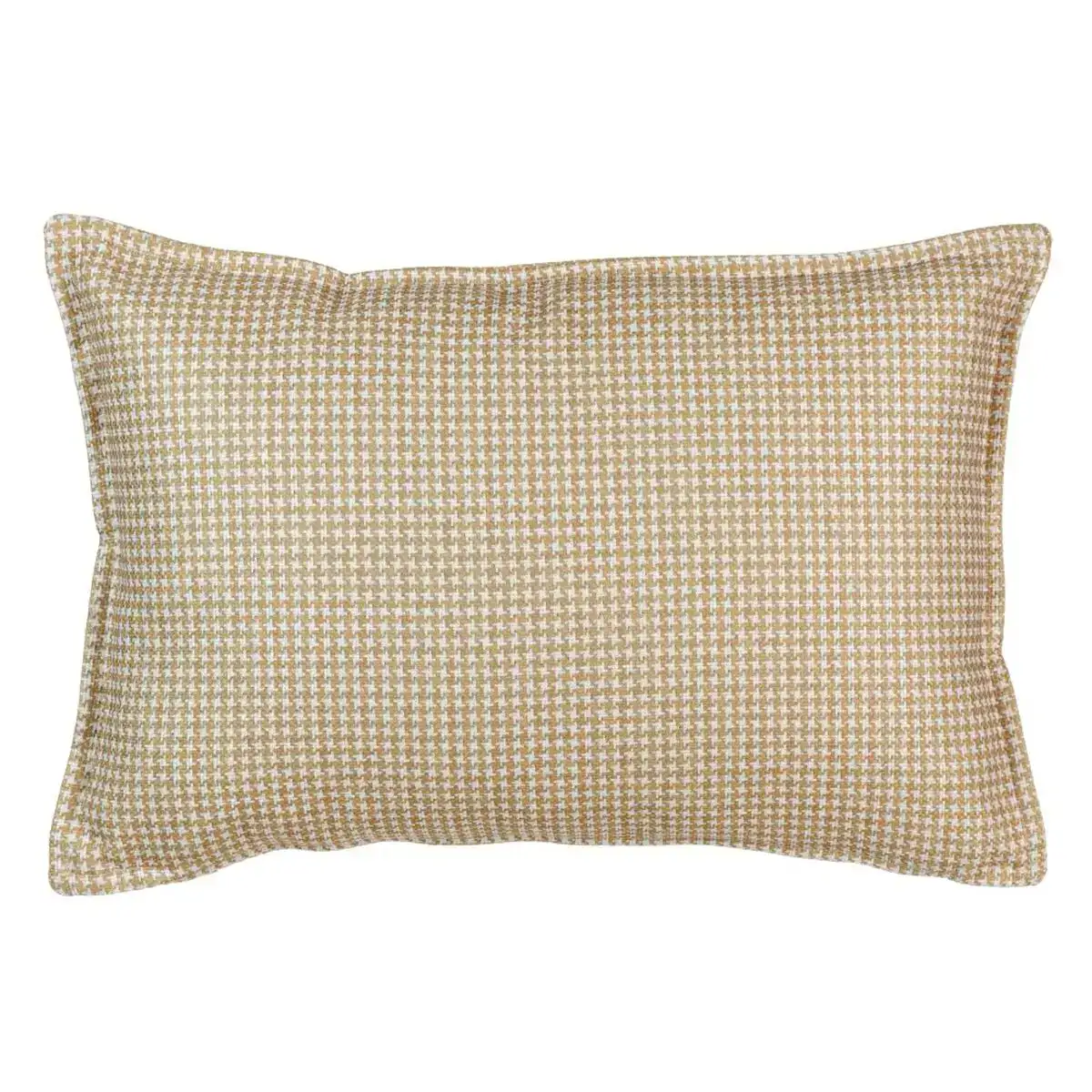Coussin polyester 45 x 30 cm pied de coq moutarde_5787. Bienvenue chez DIAYTAR COTE D'IVOIRE - Où le Shopping Rencontre la Qualité. Explorez notre sélection soigneusement conçue et trouvez des produits qui définissent le luxe abordable.