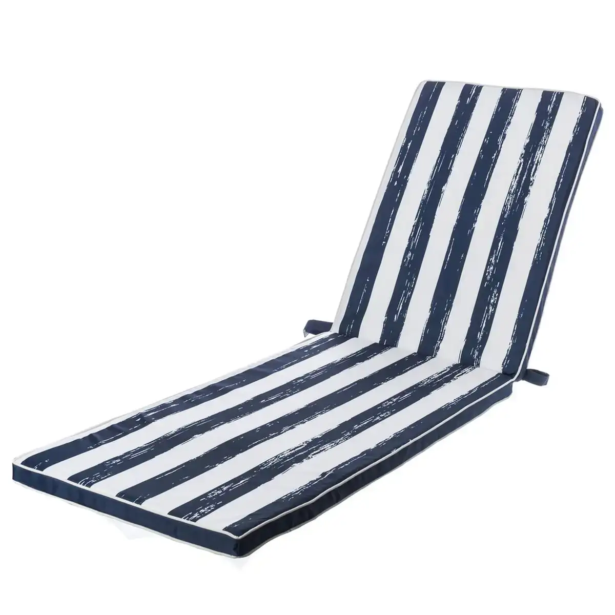 Coussin pour chaise longue 190 x 55 x 4 cm bleu_8737. DIAYTAR COTE D'IVOIRE - L'Art de Choisir, l'Art de Se Distinquer. Naviguez à travers notre catalogue et choisissez des produits qui ajoutent une note d'élégance à votre style unique.