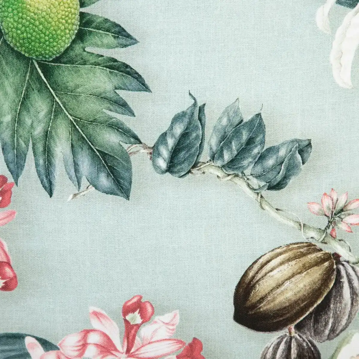 Coussin turquoise 60 x 60 cm 100 coton orchidee_4088. DIAYTAR COTE D'IVOIRE - Où Chaque Produit est une Histoire à Raconter. Découvrez notre sélection de produits qui vous permettent de créer votre propre récit à travers vos achats.