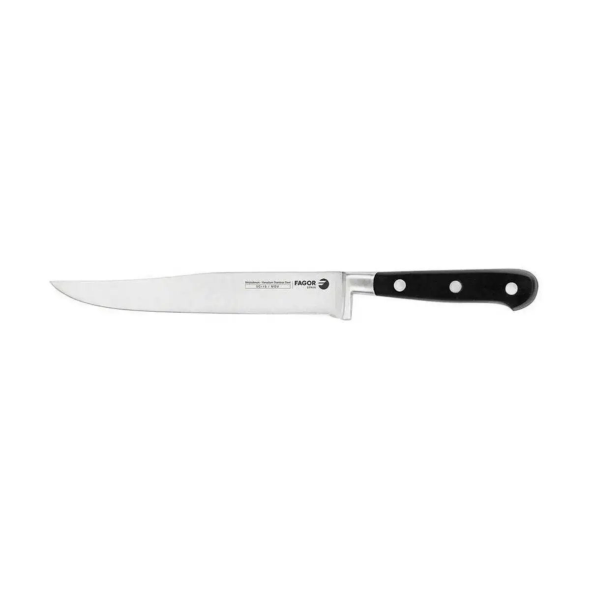 Couteau a decouper fagor couper acier inoxydable 19 cm _1116. DIAYTAR COTE D'IVOIRE - Là où Choisir est un Acte d'Amour pour le Côte d'Ivoire. Explorez notre gamme et choisissez des produits qui célèbrent la culture et l'artisanat du pays.