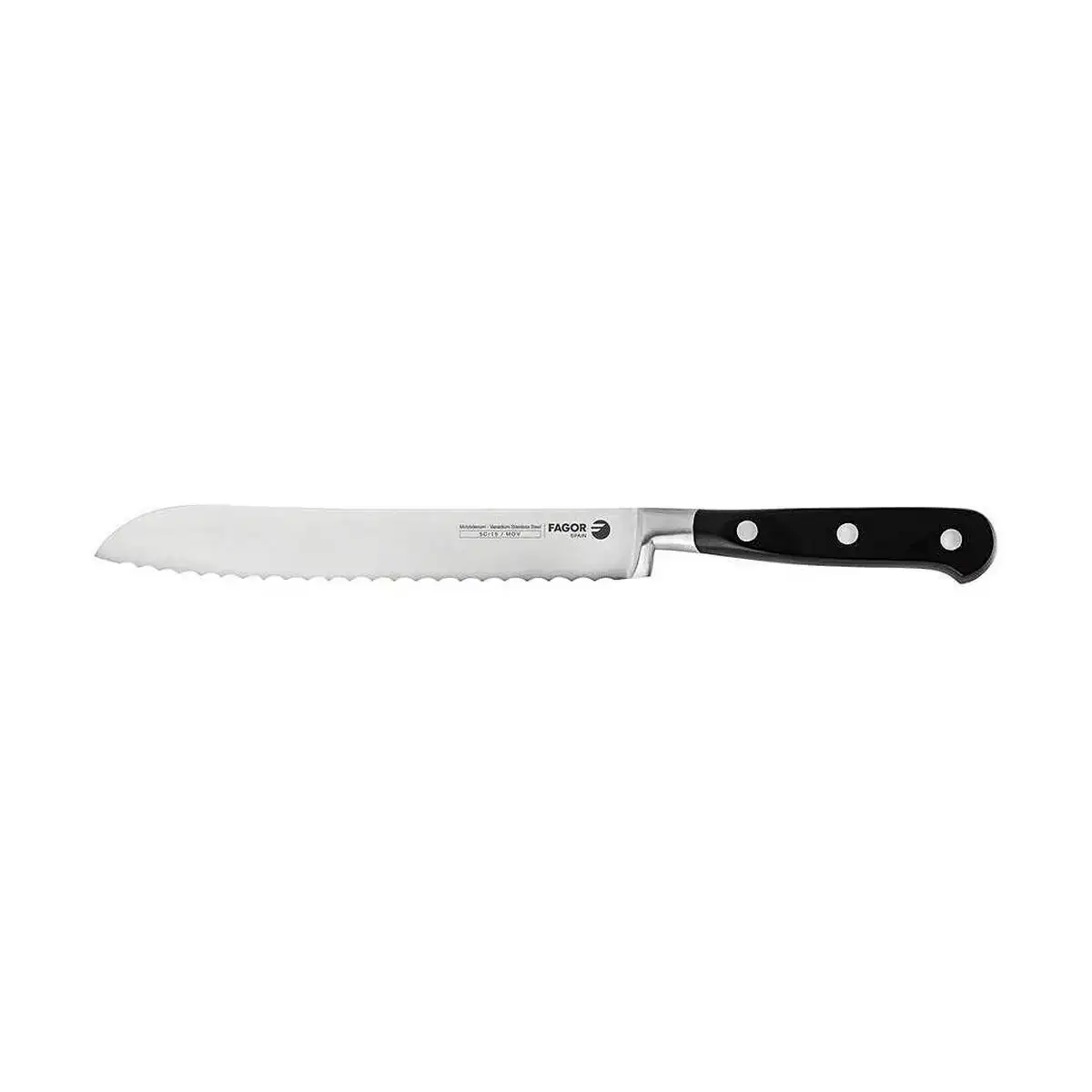 Couteau a pain fagor couper acier inoxydable 20 cm _2723. DIAYTAR COTE D'IVOIRE - Là où Chaque Achat a du Sens. Explorez notre gamme et choisissez des produits qui racontent une histoire, du traditionnel au contemporain.
