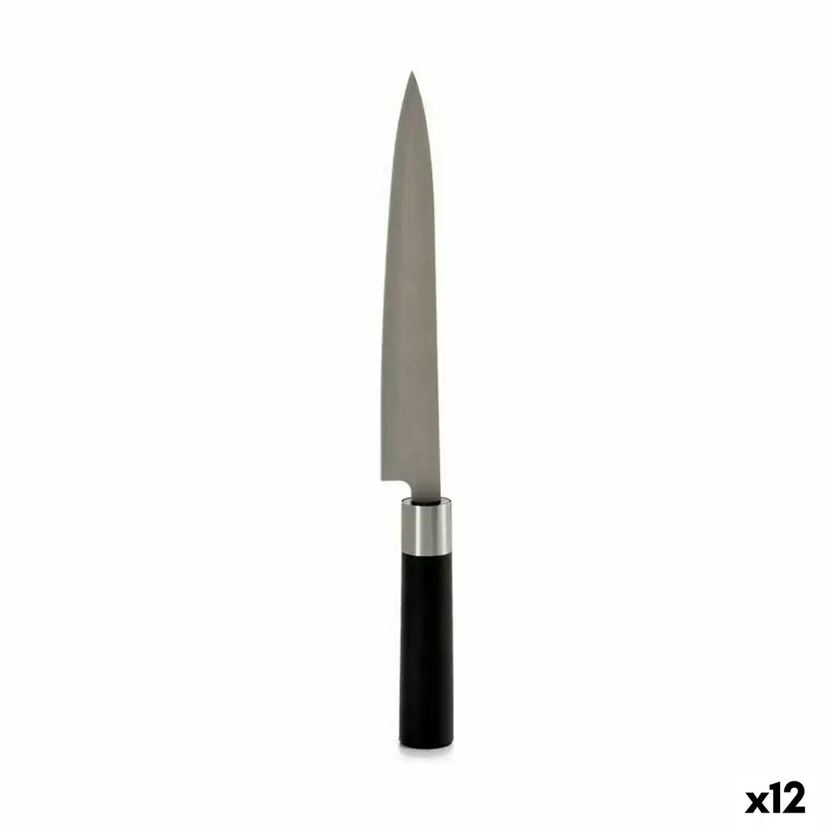 Couteau de cuisine 3 5 x 33 5 x 2 2 cm argente noir acier inoxydable plastique 12 unites _8236. DIAYTAR COTE D'IVOIRE - Votre Destination Shopping Éthique. Parcourez notre gamme et choisissez des articles qui respectent l'environnement et les communautés locales.
