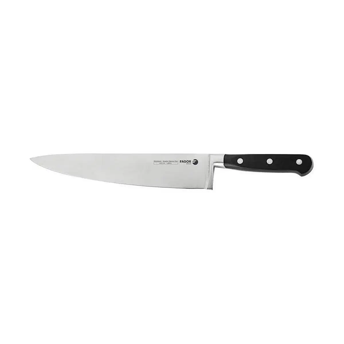 Couteau de cuisine fagor couper acier inoxydable 25 cm _8781. Bienvenue chez DIAYTAR COTE D'IVOIRE - Où le Shopping Devient une Aventure. Découvrez notre collection diversifiée et explorez des produits qui reflètent la diversité du Côte d'Ivoire.