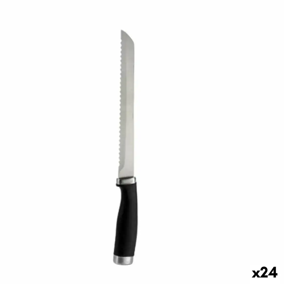 Couteau dentele acier inoxydable plastique 24 unites_5067. DIAYTAR COTE D'IVOIRE - Où l'Élégance Rencontre l'Authenticité. Naviguez à travers notre boutique en ligne et choisissez des produits qui incarnent le style et la tradition du Côte d'Ivoire.