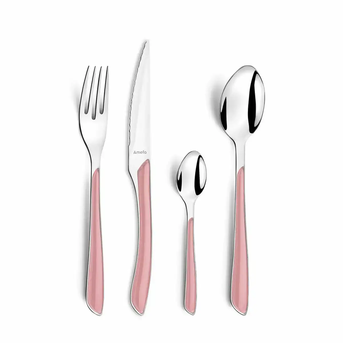 Couverts amefa eclat rose metal 24 pcs _1066. DIAYTAR COTE D'IVOIRE - Là où Chaque Achat a du Sens. Explorez notre gamme et choisissez des produits qui racontent une histoire, votre histoire.