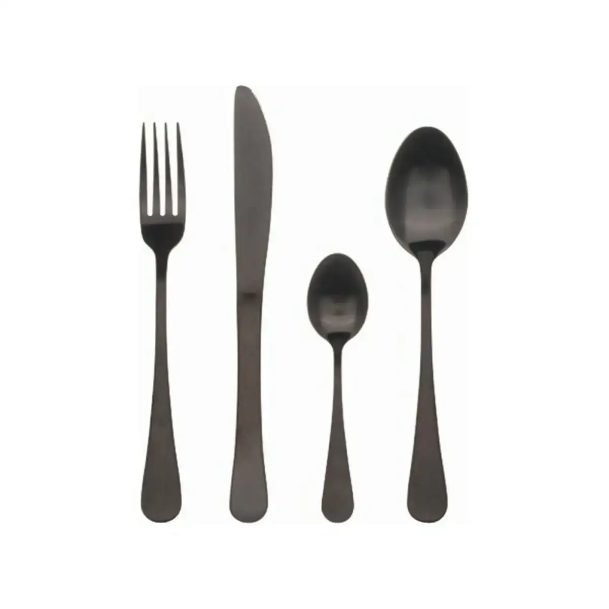 Couverts bergner munich black matt noir mat acier inoxydable 24 pieces 24 pcs _3137. Bienvenue chez DIAYTAR COTE D'IVOIRE - Votre Plateforme Shopping pour Tous. Découvrez un large éventail de produits qui célèbrent la diversité et la beauté du Côte d'Ivoire.
