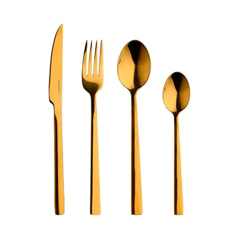 Couverts bergner sofia or acier inoxydable 24 pcs _3571. DIAYTAR COTE D'IVOIRE - L'Art de Choisir, l'Art de S'émerveiller. Explorez notre boutique en ligne et choisissez des articles qui éveillent votre sens de l'émerveillement.
