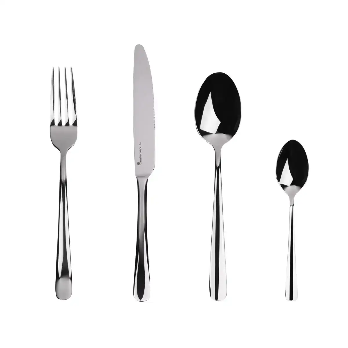 Couverts masterpro foodies argente acier inoxydable 4 pcs _9329. DIAYTAR COTE D'IVOIRE - Là où Chaque Produit Évoque une Émotion. Parcourez notre catalogue et choisissez des articles qui vous touchent et qui enrichissent votre expérience.