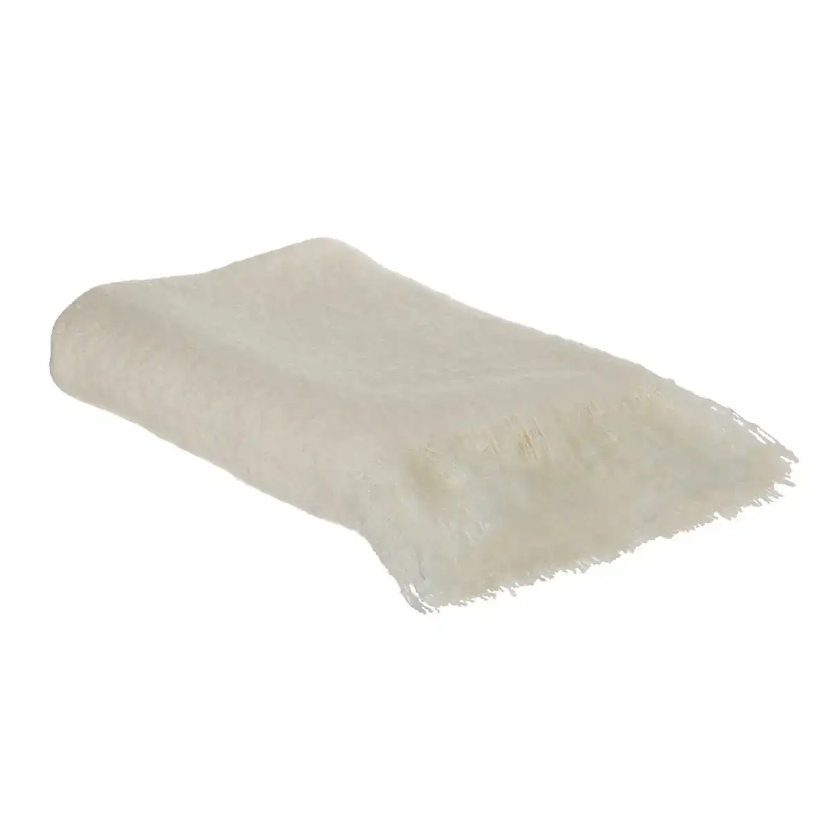 Couverture 127 x 152 cm creme_5447. Bienvenue sur DIAYTAR COTE D'IVOIRE - Où l'Authenticité Rencontre le Confort. Plongez dans notre univers de produits qui allient tradition et commodité pour répondre à vos besoins.