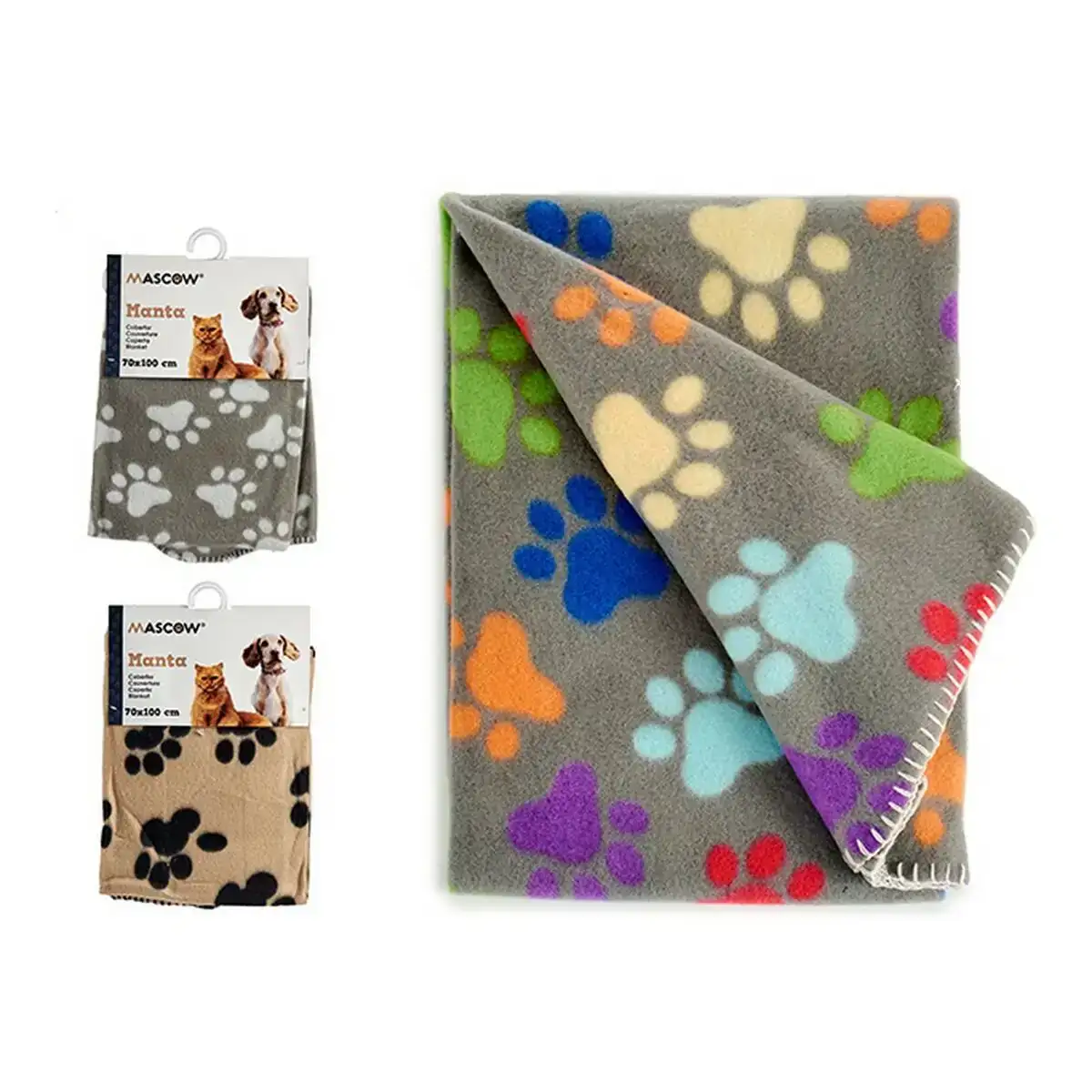 Couverture animaux de compagnie noir blanc multicouleur 1 uds _6244. Entrez dans l'Univers de DIAYTAR COTE D'IVOIRE - Où le Shopping Devient une Découverte. Explorez nos rayons et dénichez des trésors qui illuminent votre quotidien.