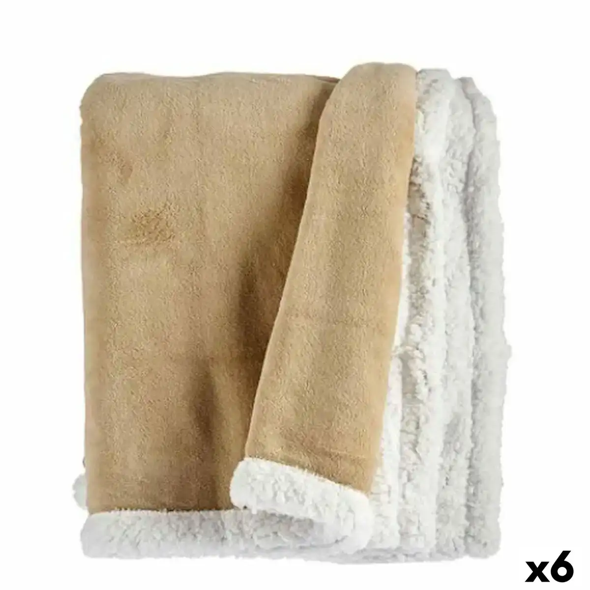 Couverture blanc beige 130 x 1 x 170 cm 6 unites _2549. Bienvenue sur DIAYTAR COTE D'IVOIRE - Où l'Élégance Rencontrer la Tradition. Explorez notre gamme variée et trouvez des articles qui marient le chic moderne au charme ancestral.