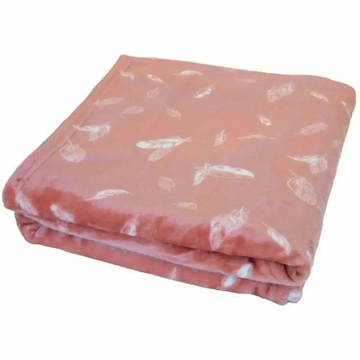 Couverture domiva corail 100 x 150 cm_7467. DIAYTAR COTE D'IVOIRE - Votre Destination Shopping Inspirante. Explorez notre catalogue pour trouver des articles qui stimulent votre créativité et votre style de vie.