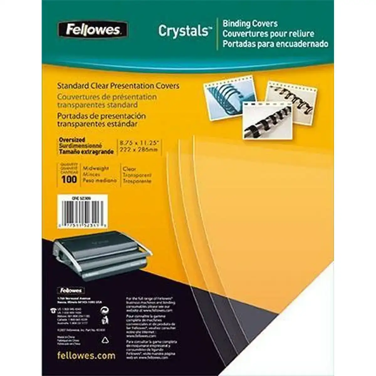 Couverture fellowes crystals a3 100 unites reliure_1186. DIAYTAR COTE D'IVOIRE - L'Art du Shopping Sublime. Naviguez à travers notre catalogue et choisissez parmi des produits qui ajoutent une touche raffinée à votre vie quotidienne.