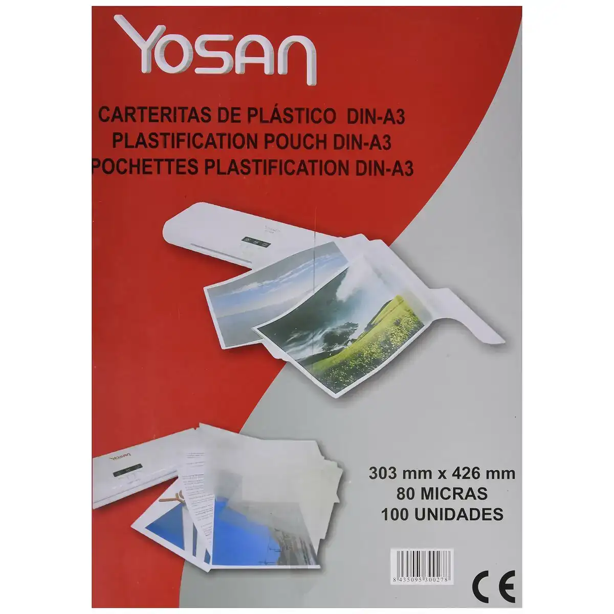 Couvertures de plastification yosan transparent a3 100 unites _2535. Bienvenue chez DIAYTAR COTE D'IVOIRE - Votre Porte d'Accès à la Diversité. Découvrez notre boutique en ligne et choisissez parmi une pléthore d'articles qui célèbrent la richesse culturelle du Côte d'Ivoire et au-delà.
