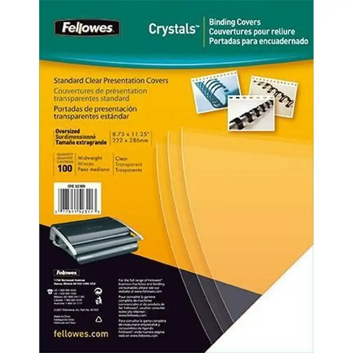Couvertures de reliure fellowes crystals transparent pvc a4 100 unites _6000. Entrez dans le Monde Éclectique de DIAYTAR COTE D'IVOIRE. Explorez nos catégories et dénichez des trésors qui reflètent la richesse et l'authenticité du Côte d'Ivoire.