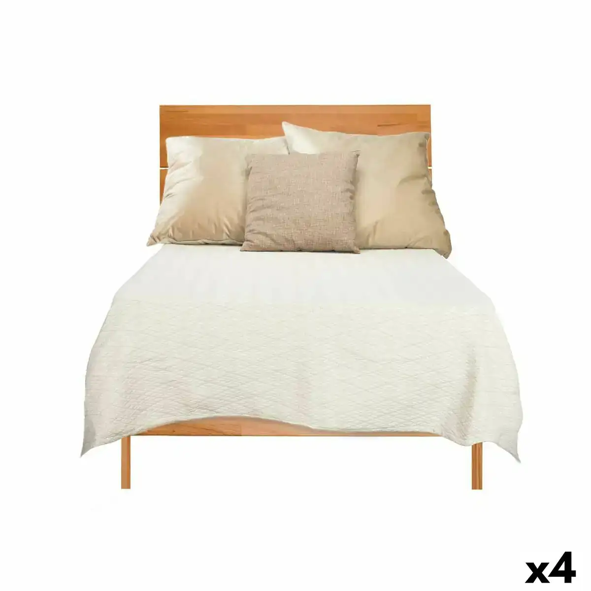 Couvre lit 180 x 260 cm losanges beige 4 unites _8833. DIAYTAR COTE D'IVOIRE - Là où les Rêves de Shopping Deviennent Réalité. Naviguez à travers notre catalogue diversifié et choisissez parmi une variété d'articles qui feront de votre shopping une expérience inoubliable.