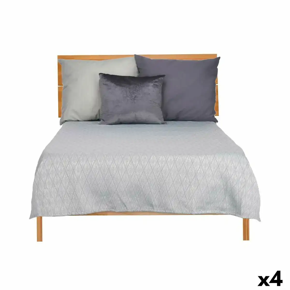 Couvre lit 240 x 260 cm losanges gris 4 unites _1278. Bienvenue dans l'univers captivant de DIAYTAR COTE D'IVOIRE - Votre Plateforme de Shopping Tout-en-Un. Parcourez notre boutique en ligne pour découvrir des produits uniques, allant des articles ménagers aux élégants accessoires de mode.