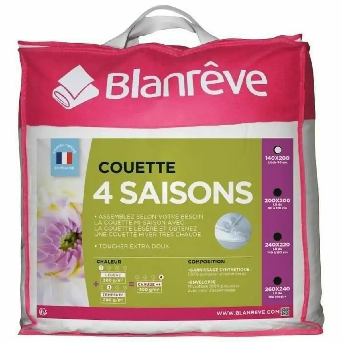 Couvre lit blanreve blanc 300 g m2 140 x 200 cm_9248. DIAYTAR COTE D'IVOIRE - Votre Destination Shopping Éthique. Parcourez notre gamme et choisissez des articles qui respectent l'environnement et les communautés locales.