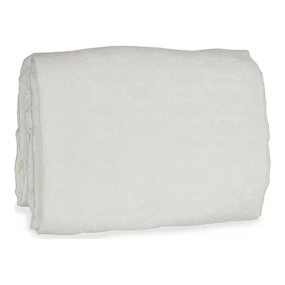 Couvre lit losanges blanc 180 x 260 cm _1553. DIAYTAR COTE D'IVOIRE - L'Art de Choisir, l'Art de Vivre. Parcourez notre boutique en ligne et choisissez parmi des produits de qualité qui ajoutent de l'élégance à votre quotidien.