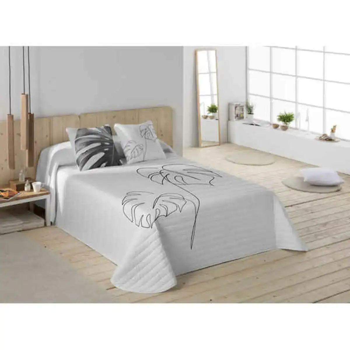 Couvre lit naturals bouti blanc_1429. DIAYTAR COTE D'IVOIRE - L'Art du Shopping Sublime. Naviguez à travers notre catalogue et choisissez parmi des produits qui ajoutent une touche raffinée à votre vie quotidienne.