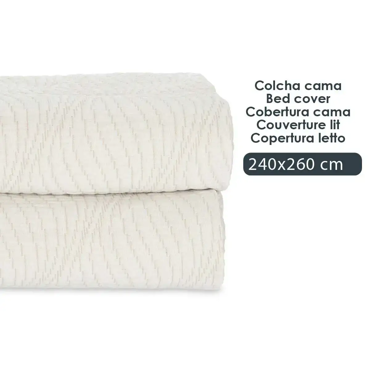 Couvre lit ondes beige 240 x 260 cm _2390. DIAYTAR COTE D'IVOIRE - Où Chaque Détail Compte. Parcourez nos produits soigneusement sélectionnés et choisissez des articles qui correspondent à votre style et à vos valeurs.