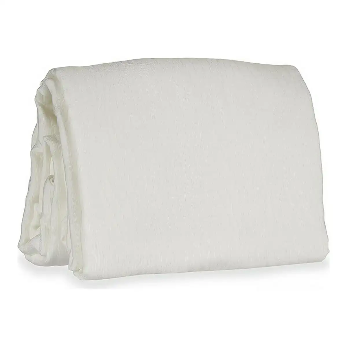 Couvre lit ondes blanc 180 x 260 cm _7292. DIAYTAR COTE D'IVOIRE - Votre Paradis Shopping au Cœur du Côte d'Ivoire. Explorez notre boutique en ligne et découvrez des produits conçus pour enchanter chaque aspect de votre vie.