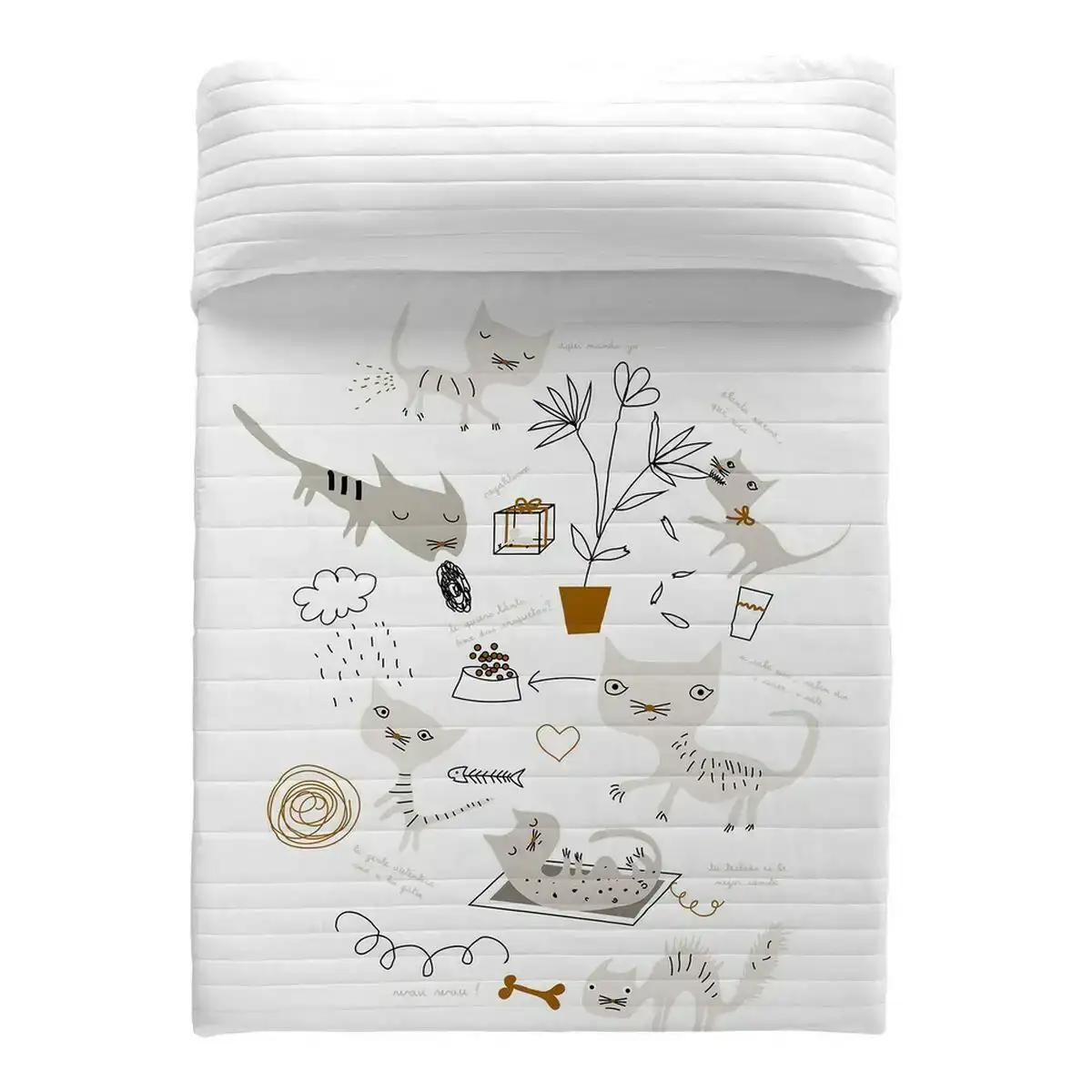 Couvre lit panzup cats 1 240 x 260 cm_9563. Bienvenue sur DIAYTAR COTE D'IVOIRE - Où Choisir est un Voyage Sensoriel. Plongez dans notre catalogue et trouvez des produits qui éveillent vos sens et embellissent votre quotidien.