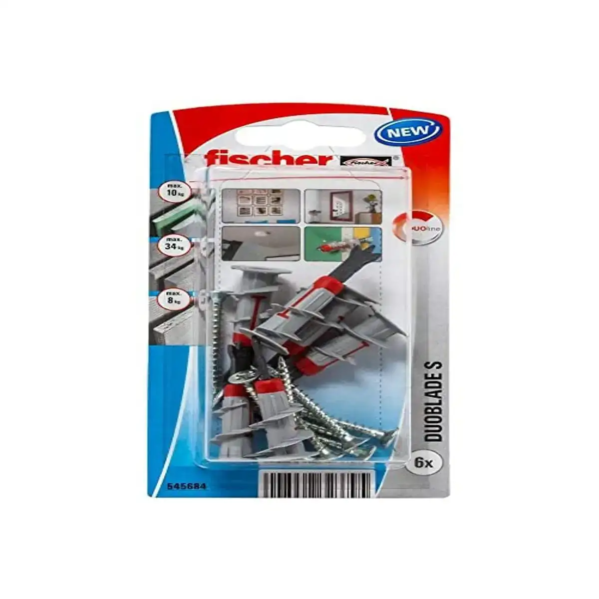 Crampons fischer duoblade nylon 6 unites platre_7623. DIAYTAR COTE D'IVOIRE - Votre Source d'Inspiration Shopping. Parcourez nos rayons et trouvez des articles qui vous inspirent, que ce soit pour votre style, votre maison ou votre vie quotidienne.