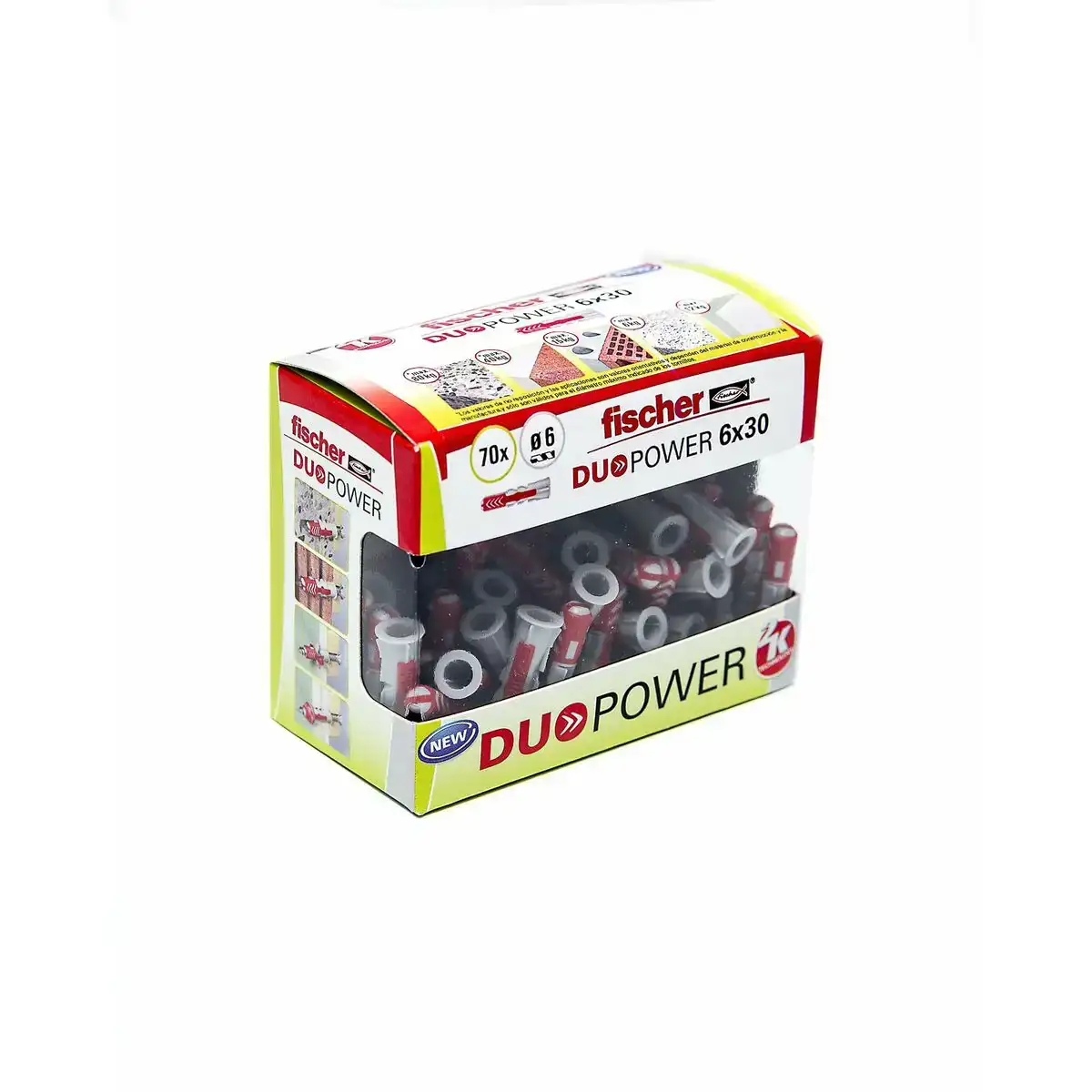 Crampons fischer duopower 6 x 30 mm 70 unites_8892. Bienvenue chez DIAYTAR COTE D'IVOIRE - Où Chaque Produit a son Histoire. Plongez dans notre sélection diversifiée et découvrez des articles qui racontent le riche patrimoine sénégalais.