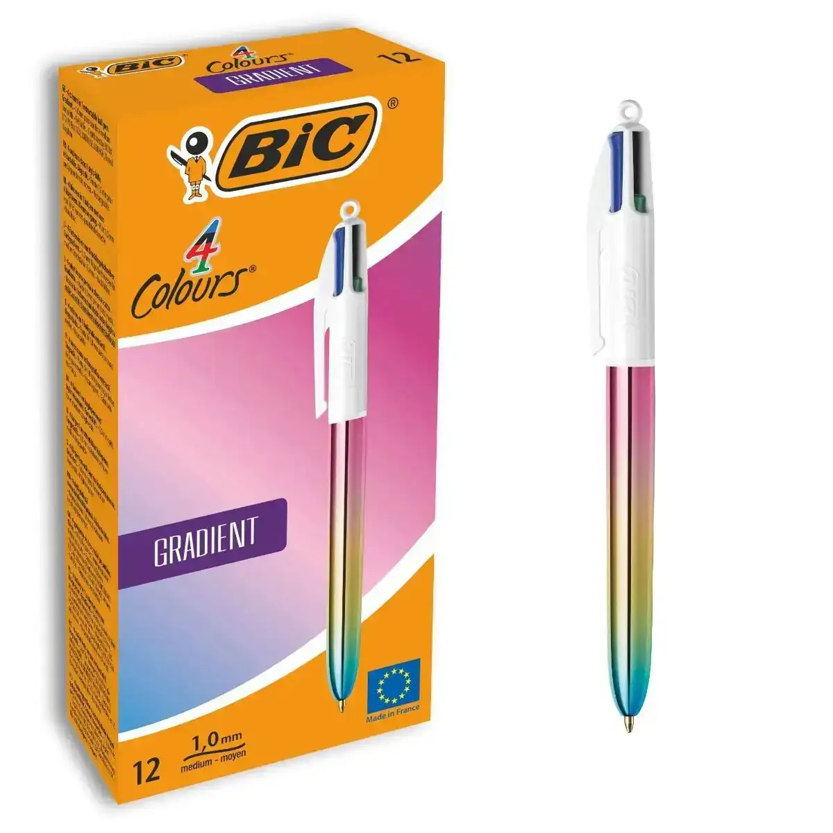 Crayon bic gradient 0 32 mm multicouleur 12 unites _1270. DIAYTAR COTE D'IVOIRE - Votre Destination de Shopping Authentique au Côte d'Ivoire. Plongez dans notre boutique en ligne pour découvrir des produits qui célèbrent la riche culture et l'artisanat du pays.