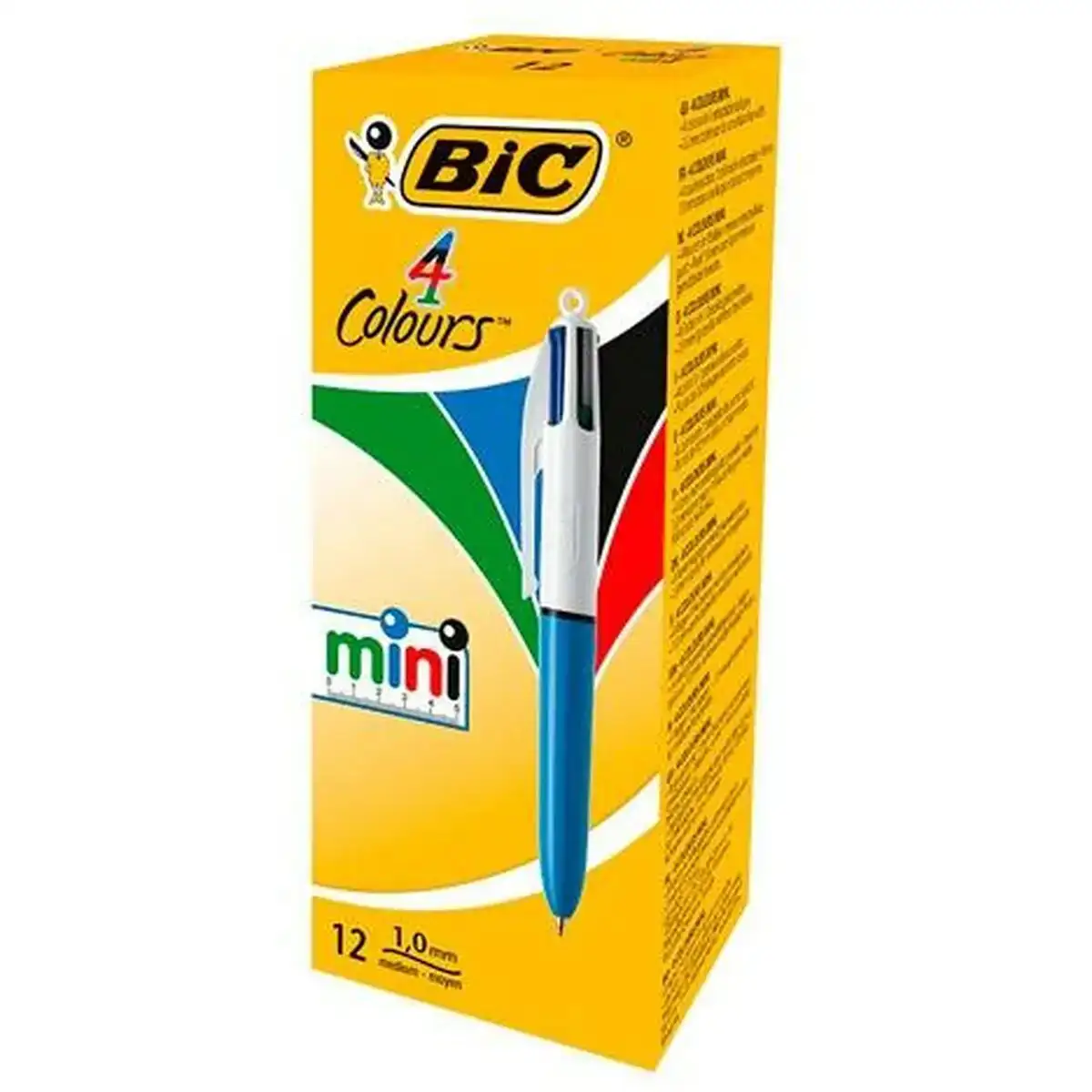 Crayon bic mini 4colours 12 pieces 1 unites_5588. DIAYTAR COTE D'IVOIRE - Où Choisir est un Acte d'Amour pour le Côte d'Ivoire. Explorez notre boutique en ligne et choisissez des articles qui célèbrent la culture et l'artisanat du pays.