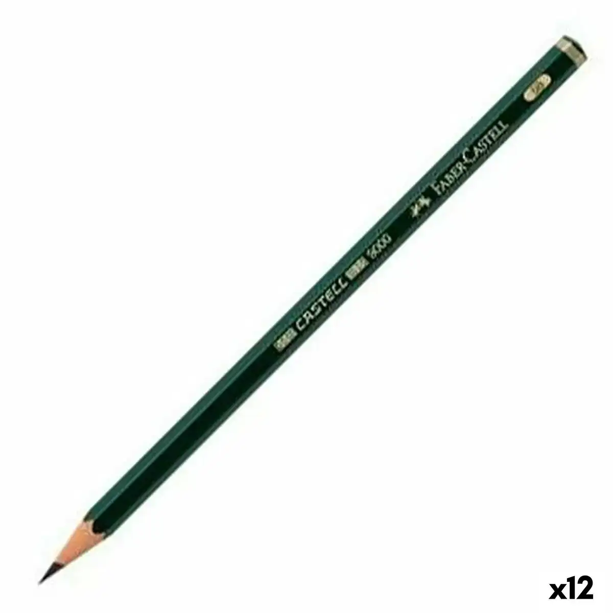 Crayon faber castell 9000 ecologique 5b 12 unites _7763. DIAYTAR COTE D'IVOIRE - Votre Plateforme Shopping Engagée. Explorez notre catalogue et choisissez des produits qui reflètent notre dévouement envers la qualité et la satisfaction du client.