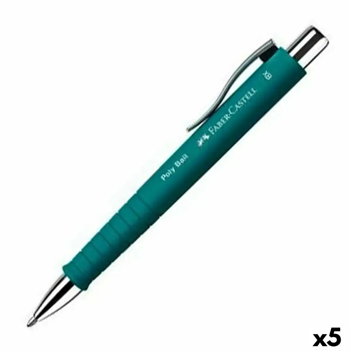 Crayon faber castell poly ball xb vert emeraude 5 unites_8784. DIAYTAR COTE D'IVOIRE - Votre Passage vers l'Élégance Abordable. Explorez notre collection où chaque produit est choisi pour sa qualité et son accessibilité, incarnant ainsi l'essence du Côte d'Ivoire.